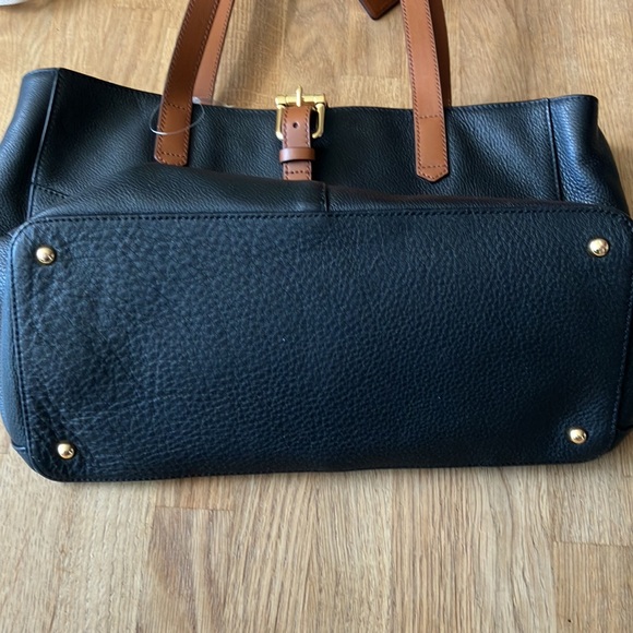 RALPH LAUREN GENUINE LEATHER SHOULDER BAG - Picture 4 of 17